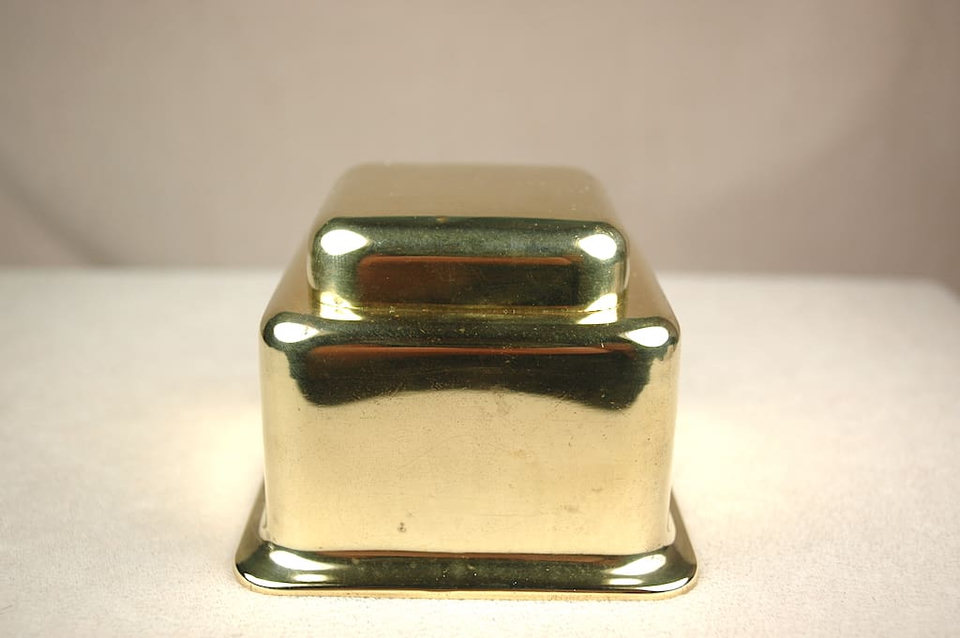 Brass Inkwell