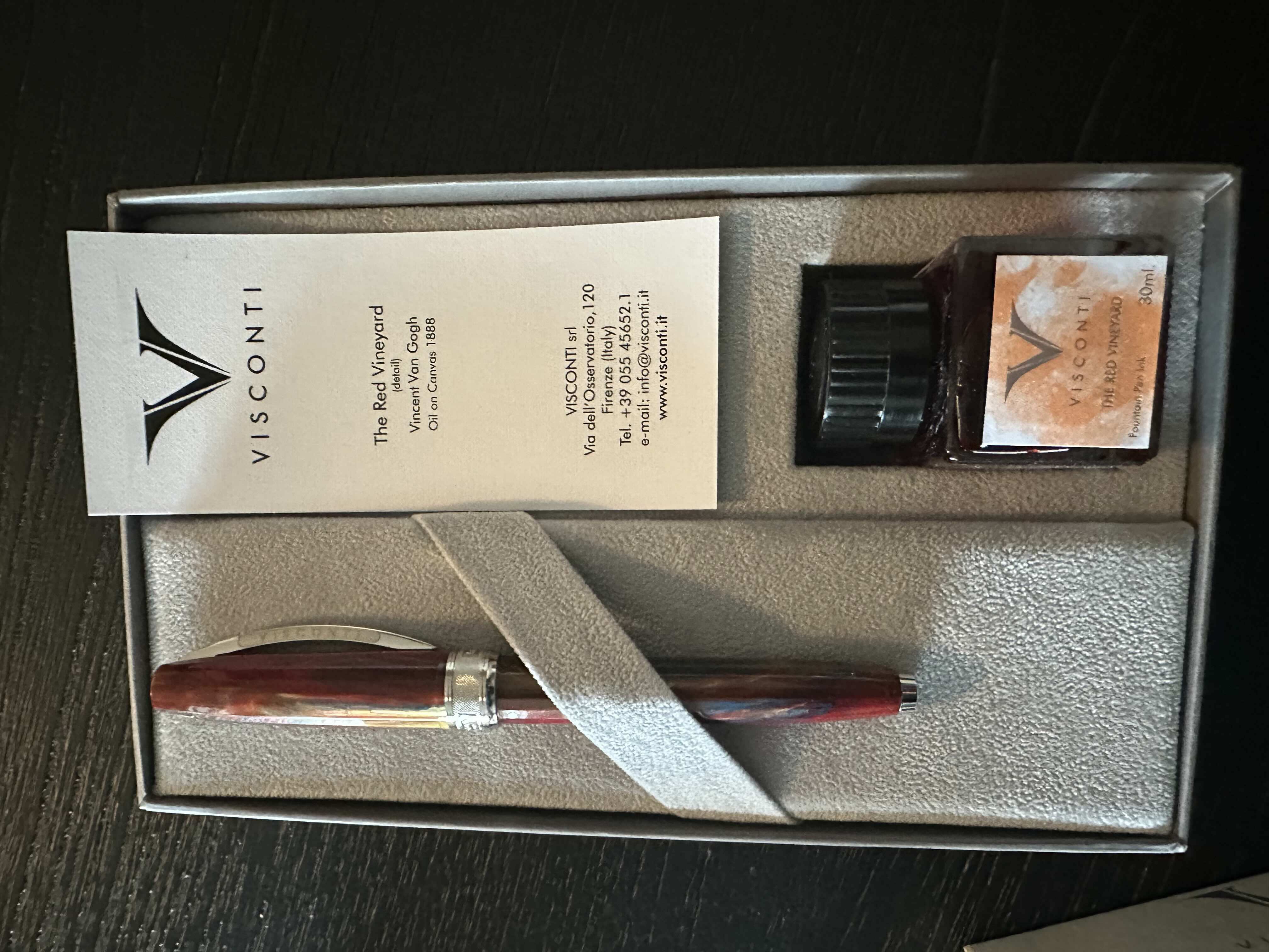 Pens and Pencils: : Visconti: Visconti Van Gogh Impressionist Red Vineyard - Fountain Pen