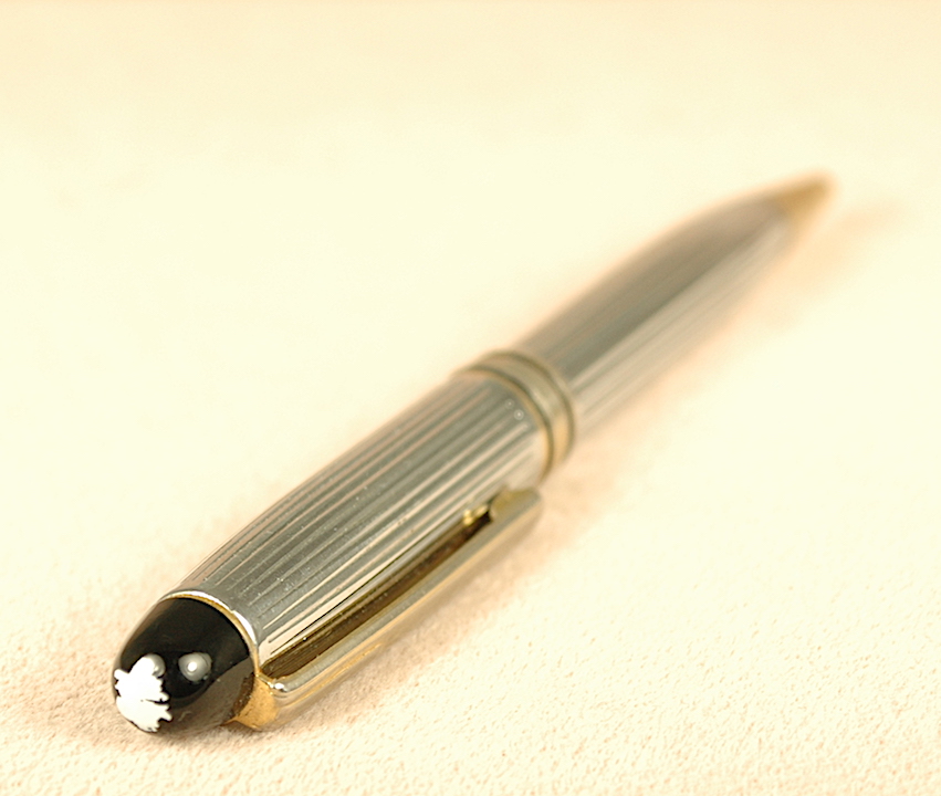 montblanc pen silver